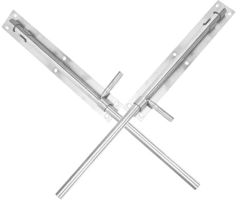 Uonlytech 2stücke Metall Schieberiegel Robuster Türverriegelung Für Tore Und Zäune Verlängert Rostfreier Edelstahl Installieren Für Schuppen Und Gartenanlagen