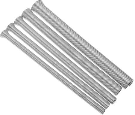 NUOBESTY 5pezzi Piegatubi Per Tubi Freno e Rame Utensile Piegatubi Molla Per Elettrici e Acciaio Elastico Kit Utensili Compatto Per Chiave Filo Elettrico e Tubi Aria Condizionata