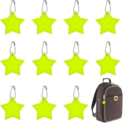 YUUTIAL Reflektoren Kinder, Reflektoren Fahrrad Kinder und Leuchtband Joggen, Stern Reflektor Armband Adventskalender Geschenke Kinder, Lauflicht Joggen für Joggen Laufen Wandern