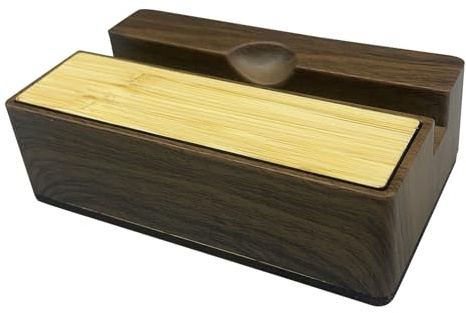 Dioche Soporte para Amplificador de Sonido para Teléfono Móvil, Soporte de Madera para Teléfono Móvil con Refuerzo de Sonido Natural, de Escritorio para Amantes de la Música,