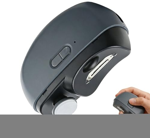 CGACCSD Coupe-Ongles Électrique pour Seniors - Limeuse Polisseuse Légère,avec Éclairage LED et Verrou de Sécurité - pour Manucure Pédicure à Domicile et Salon pour
