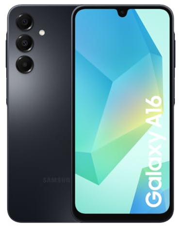 Samsung Galaxy A16 4G Android Smartphone, Super Amoled 6.7 Screen, Multiple Cameras, 128GB Storage, Blue Black (UK Version) (Renewed)