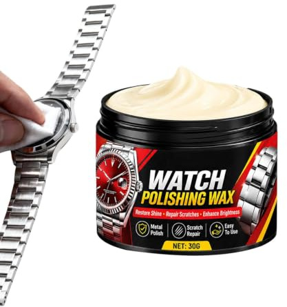 Polierpaste für Schmuck, Reinigung, Polieren, Glanzcreme, Metall, Uhren, Schmuck, Anlaufreiniger, für Besteck, Ring, Armband, Gläser, Gold, Messing, Harz, Edelstahl,