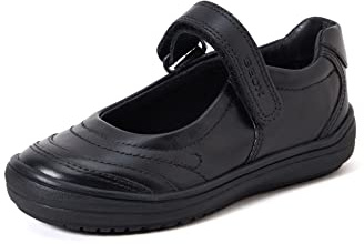 Geox Girl J Hadriel Girl I Ballerina, Black, 2.5 UK