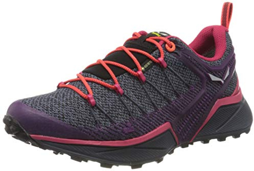 Salewa WS Dropline Gore-TEX Trail löparskor, Ombre Blue/Virtual Pink, 41 EU