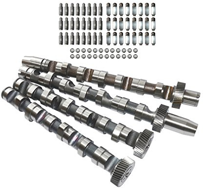 Flynsu Nockenwellen + Hydrostößel + Kipphebel + Druckstück-Kit Kompatibel mit 2.5 TDI 1997-2005 030109423 059109021Q 059109021BQ 059109521E AFB AKE AKN AYM BFC