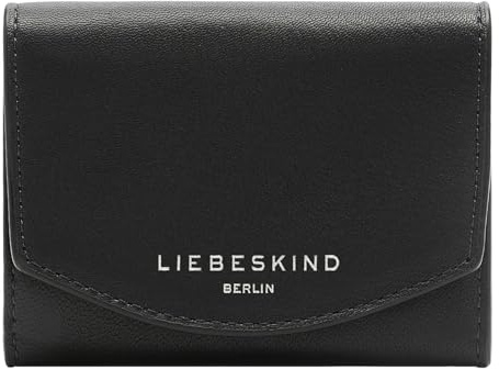 Liebeskind Berlin Damen Sadie Naplack Louisa Purse S, Black, S (HxBxT 8.5cm x 11cm x 2cm)