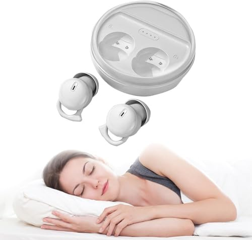 Mini Wireless Bluetooth Kopfhörer kabellos für Seitenschläfer in-Ear unsichtbare kleinste Schlaf Bluetooth Ohrhörer für kleine Ohren Seitenschläfer Noise Cancelling Schlafkopfhörer Sport Headset
