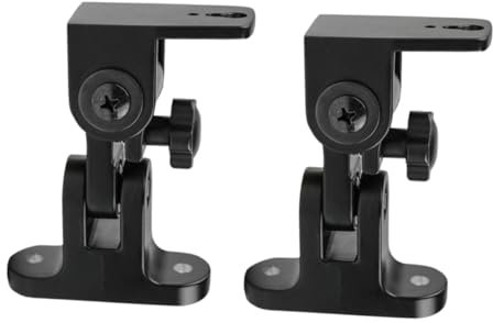 CAXUSD Wandmontiertes Bücherregal 2St Lautsprecherständer wandmontierte Lautsprecher Wand Lautsprecher Halter Lautsprecher- Lautsprecherhalterung Audio Bücherregal Aufhänger rotieren