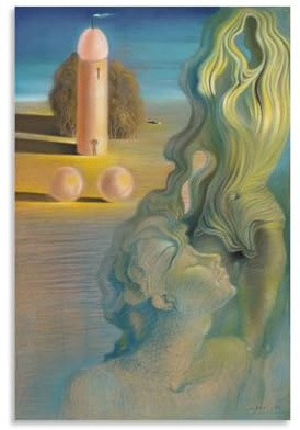 Salvador Dalí, der anthropomorphe Turm, Datu-Kunst-Poster, hängendes Bild, Wandkunst, Poster, Drucke, Heimdekoration, Bild, Leinwand, Malerei, Poster, 20 x 30 cm