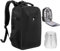 K&F Concept Camera Backpack,Hardshell DSLR Photography Camera Bag with 15-15.6 Inch Laptop Compartment Waterproof Camera Case Compatible for Canon/Nikon/Sony/DJI Mavic Drone