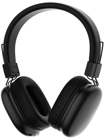 awatrue over ear headphones wireless for Kids, 5.4 Bluetooth Headphones with Microphone, Stereo Sound & 50H Playtime Foldable Lightweight Headset with 3.5mm Jack Aux Cable for Travel Work PC Cellphone