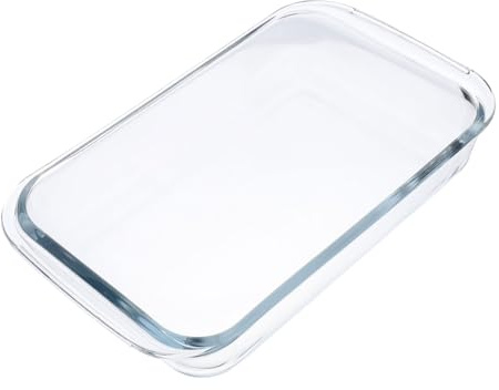 Cabilock Plat De Cuisson En Verre Haute Température Grand Plat Ovale Rectangulaire Lavable Au Lave-vaisselle Pour Ustensiles De Cuisson