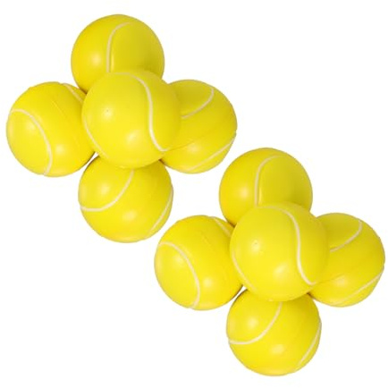 SOIMISS 10pièces Boules De Tennis Élastiques Mousse Balles Anti-Stress Mini pour Garçon Fille Jouets Relaxants Et Balle Squeeze pour Fêtes Anniversaire Et Paniers