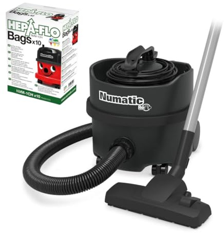 Avern Cleaning Supplies PRH180 Commercial Vacuum Cleaner Nuvac + 10 Vacuum Bags (PRH180 + 10 Bags)