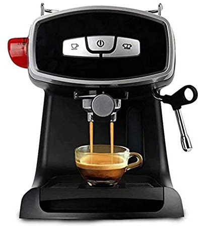 Machine à Café Maison Petite Italienne Semi-Automatique Commerciale Vapeur Mousse de Lait (A) Intéressant, HUANGHAIQIU