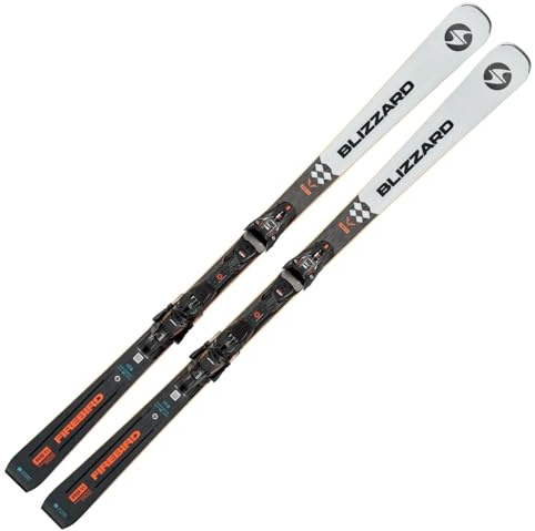 Blizzard Firebird RS Ti Skis alpiste ski alpin Full Camber avec fixation Xcell 12 Demo Z4-12 pour les conducteurs et les experts très sportifs Slalom Racecarver pour pistes préparées
