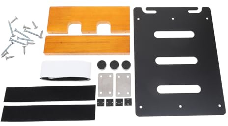 ERINGOGO Gitarren Effektplatine Holz Effektboard mit Hohlkonstruktion Langlebige Effektbasis für Pedalgeräte Praktisches Gitarren Effektgerät Zubehör