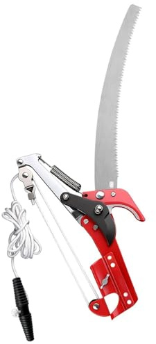 Pole Saw Manual | Adjustable and Heavy Duty Pruning Cutter, Extendable Saw with Pole for Pruning | For Branches in Gardens Patios Lawns Palm Trees Gardening Forestry Outdoor Hedge Landscaping