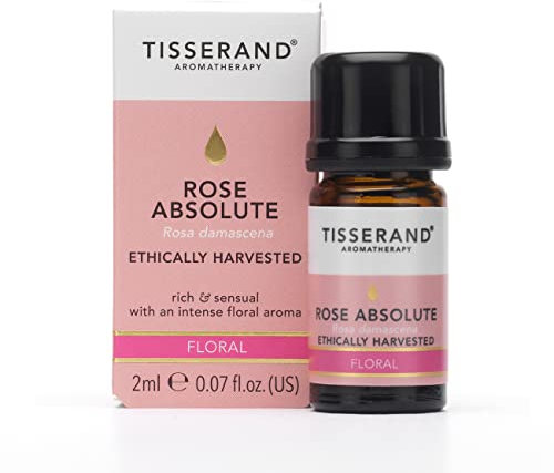 Tisserand Aromatherapy - Ethically Harvested Rose Absolute Essential - Massage & Bath- 100% Pure And Natural - 2ml