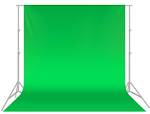 NEEWER Pro 10 x 12 pies / 3 x 3.6M Plegable Telón de Fondo de Poliéster para Estudio Fotográfico Fondo para Fotografía, Vídeo y Televisión (Verde)