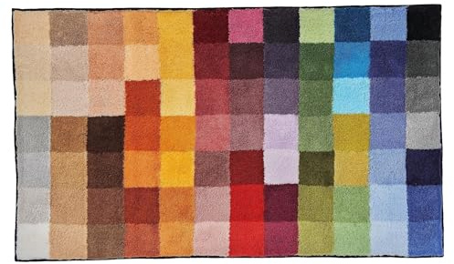 Kleine Wolke Badteppich CUBETTO Multicolor 85 x 145 cm