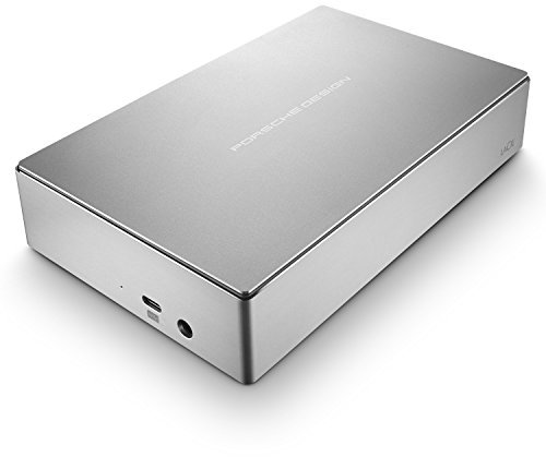 LaCie Porsche Design - Disco duro externo de 8TB (USB 3.1 Type-C, Desktop, 3.5'), plata