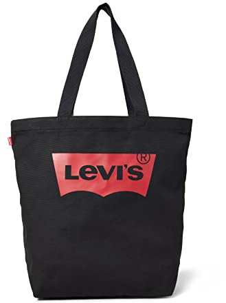 Levi's Damen Batwing W Tote Bag, Schwarz, 30x14x39 Centimeters H x L