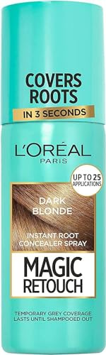 L'Oreal Paris Magic Retouch Root Touch Up Hair Dye, Dark Blonde, Pack of 3