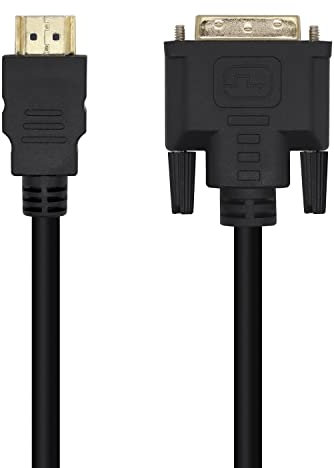 AISENS Cable DVI A HDMI. DVI 18+1/M-HDMI A/M. Negro. 3.0m