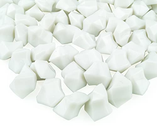 Goodymax® Kristall-EIS 25 mm Weiß 50 Stück - EIS Deko Streudeko Diamanten Tischdeko