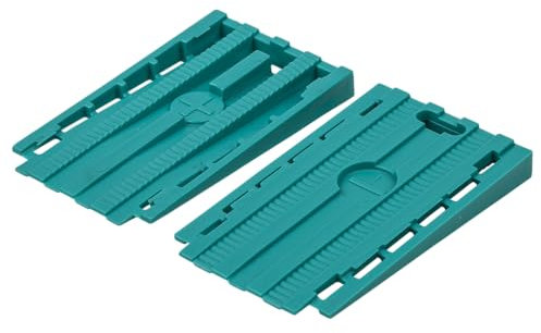 wolfcraft Set Cales universelles I 8649000 I Les cales multifonctionnelles 2 en 1 I 4 x 30 pièces