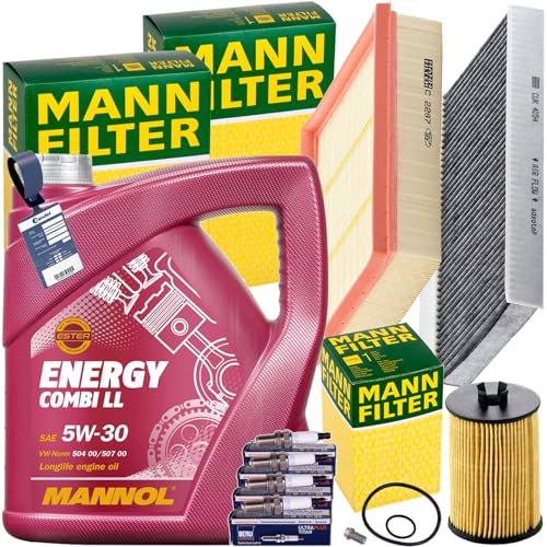 Inspektionspaket + 5L 5W-30 Öl passend für A/B Klasse W169