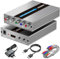 Convertidor de Componente a HDMI con Función de Escala + Función de zZom (Cables HDMI y Componentes Incluidos), Convertidor YPbPr a HDMI para DVD/NGC/Wii/VHS/PS2 (No para Juegos 240P)