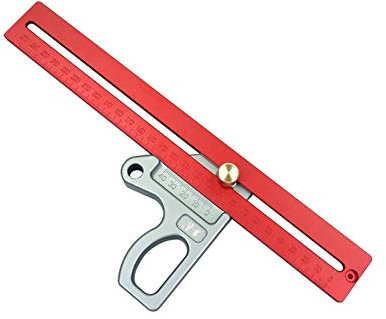 300mm, Adjustable Combination Square Set, Stainless Steel Ruler for Carpenter/Engineer, 45/90 Degree Measuring Tool