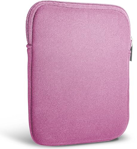 MyGadget Neopren Sleeve Hülle für Tablet bis 6 Zoll [ 16, 5 x 12,5 cm ] - Schutzhülle Tasche für z.B. Kindle Paperwhite [ bis 2021 ] | Kobo Clara HD - Rosa