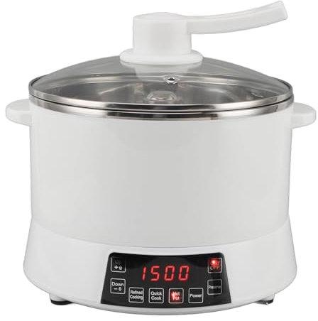 Cuiseur à Riz, Cuiseur à Grains de Grande capacité avec Pot Antiadhésif Amovible, Cuiseur à Vapeur électrique pour Cuire à la Vapeur la Soupe de Riz (Prise UE 220V)
