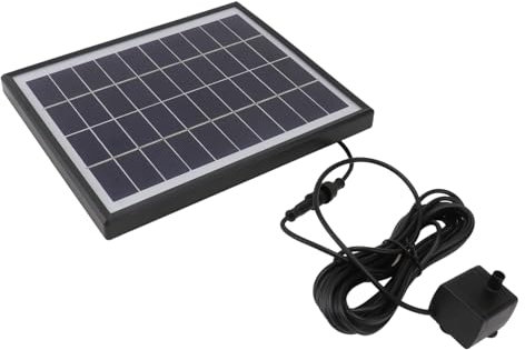 Kisangel 5w Schwimmende Solarpumpe Gartenbrunnenpumpe Mit Wasserfällen Solarbetrieben Für Vogelbad Und Teich Wasserpumpe Ohne Stromanschluss Langlebig Und