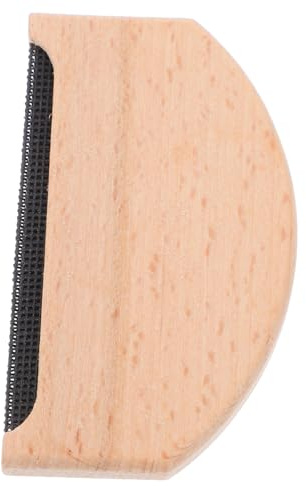 Quitapelusas para Suéteres de Madera, Peine y Afeitadora | Ropa y Pantalones de Lana, Diseño de Cepillo de Limpieza, Portátil y Compacto