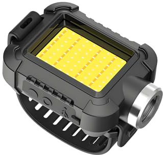doyandader - Lámpara frontal de carreras (1000 mAh, con correa de correa, lámpara de carreras, portátil recargable para trabajo, senderismo, bicicleta, coche, etc