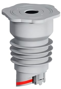 Sello de Tubería de Lavadora de 45-50mm,Tubo de lavadoraTapón de Silicone Desodorante con Agujeros de Purificación de Agua,para Prevenir Olores y Filtraciones en el Drenaje