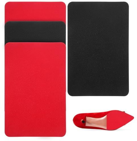MOLUCKFU Protectores de Suela Transparentes de Goma y Silicona para Zapatos 4 Piezas Adhesivo Fuerte Antideslizantes Protección Resistente para Uso Diario