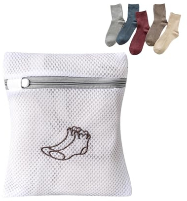 Bolsas de lavandería de doble capa para ropa delicada, bolsas de malla | reutilizables para ropa, sujetadores, zapatos y tejidos delicados, poliéster resistente con cuerda para colgar, lavable a máq