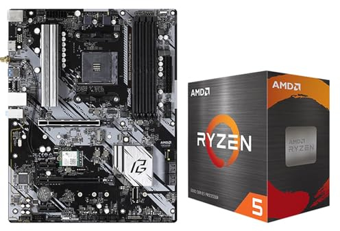 MICRO CENTER AMD 5500 Processor with ASRock B550 Phantom Gam4 Motherboard