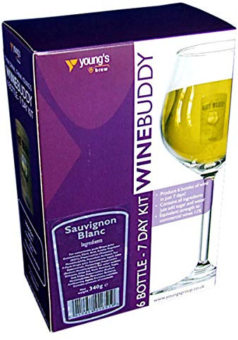 Home Brew & Wine Making - Winebuddy 6 Bottle White Wine Refill - Sauvignon Blanc Ingredient Kit
