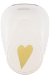 Vaessen Creative 21435-011 Motivstanzer, Medium Stanzer Herz, Ausstanzung 2,5 cm Weit, Metall, lila, 6.5 x 4.5 x 4.4 cm