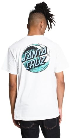 Santa Cruz Herren Wave Dot Graphic Tees (1er Pack)