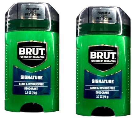 Brut Deodorant, Original Fragrance - 2.25 oz, 2 Pack by Brut