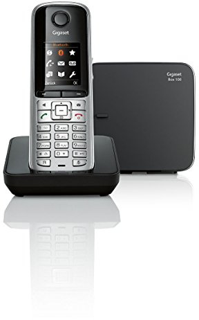Gigaset S810 Telefon - Schnurlostelefon / Mobilteil - mit Farbdisplay - Dect-Telefon - schnurloses Telefon / Freisprechen, platin schwarz
