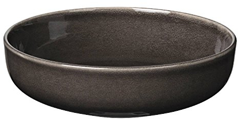 Broste Copenhagen Nordic Coal flache Schale Ø 17 cm, Schwarz